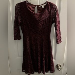 Lauren Conrad Lace Dress with Half Sleeves Size 6